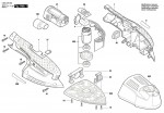 Bosch 3 603 J76 901 Easysander 12 Cordless Orbital Sander 12 V / Eu Spare Parts